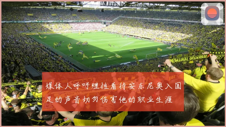 媒体人呼吁理性看待安东尼奥入国足的声音切勿伤害他的职业生涯